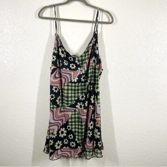 Current Mood Dresses & Skirts - Current Mood Dolls Kills Women's Plus Size 1X Reinvent Myself Mesh Mini Dress